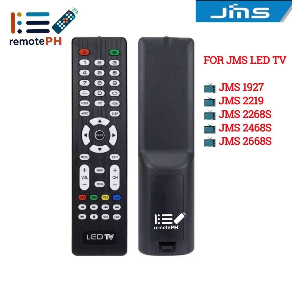 JMS TV Remote 1917 / 2219 /2268S / 2468S / JMS Non Smart TV Remote ...