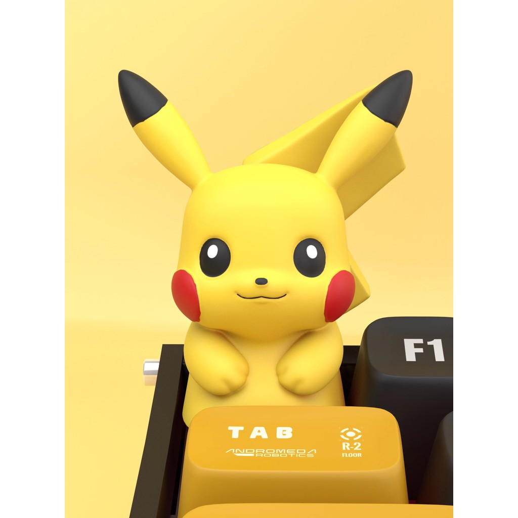 keycaps custom keycaps Pikachu Keycap Pokémon Keycap Mechanical ...