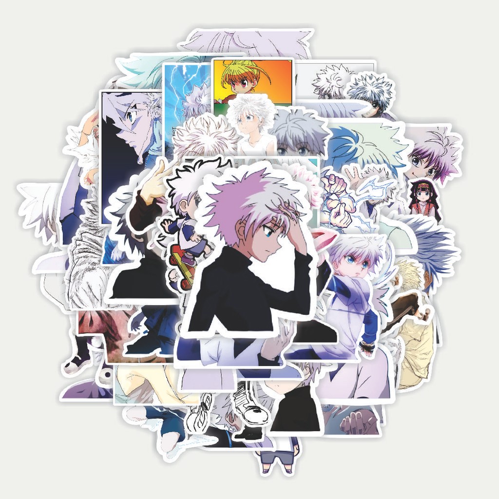Killua Anime Sticker Pack (Hunter x Hunter) Creative Cute Decoration ...