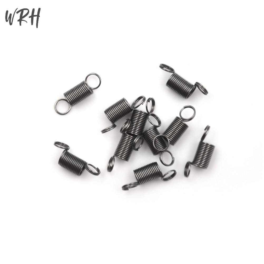 WBPH Belle 10PCS 15mm Stainless Steel small Tension Spring With Hook ...