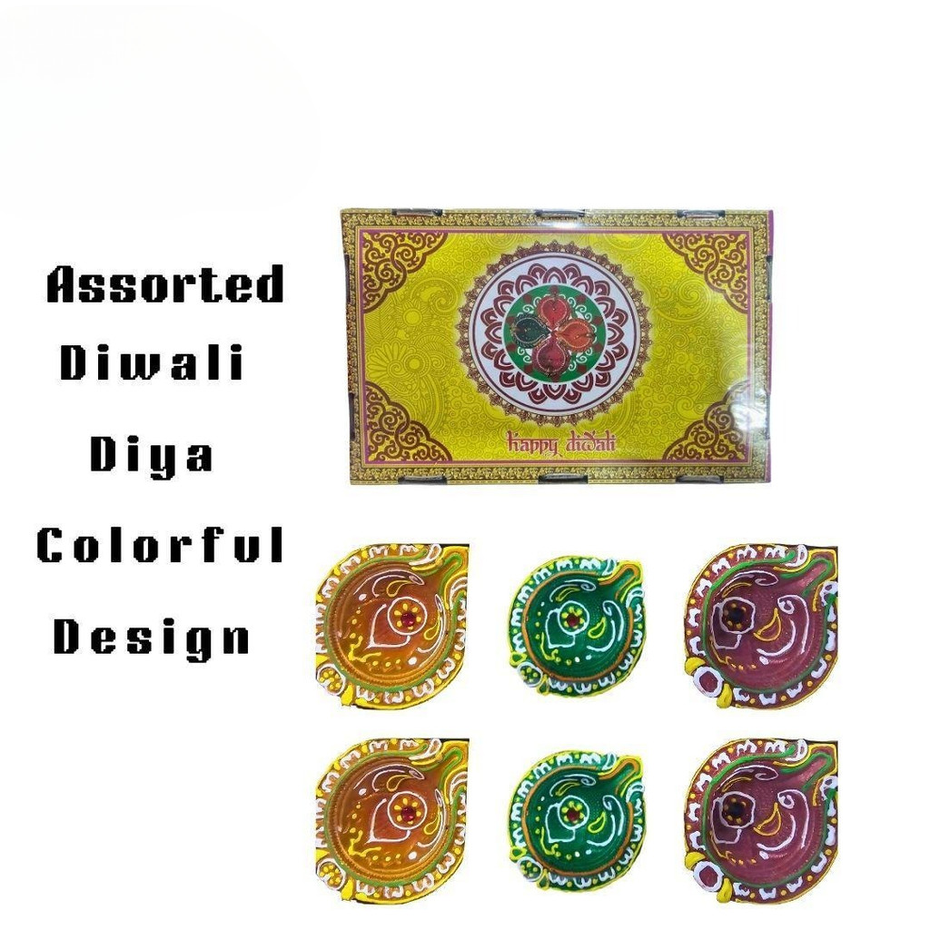Diwali Diya Assorted Color for Traditional Diwali, Festival of Lights ...