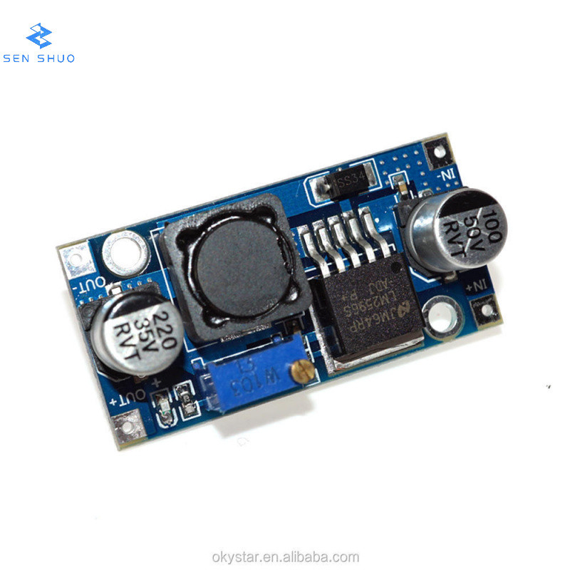 DC-DC Buck Power Module 3A Adjustable Buck Module LM2596 Voltage ...
