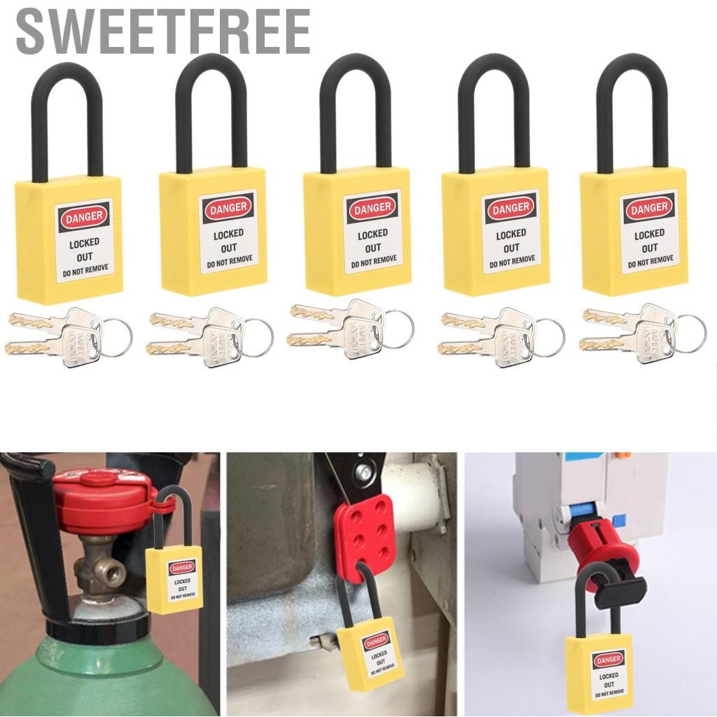 sweetfree Pissente 38mm Nylon Padlock for Industrial Site Lightweight ...