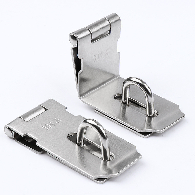 Stainless Steel Door Latch Lock Row Door Hasp Surface-Mounted Cabinet ...
