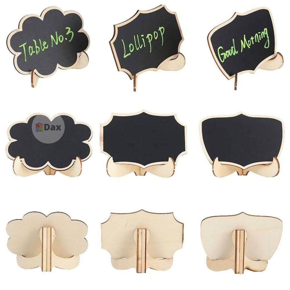Blackboard Sign Small Table With Stand Erasable Writing Suitable For ...