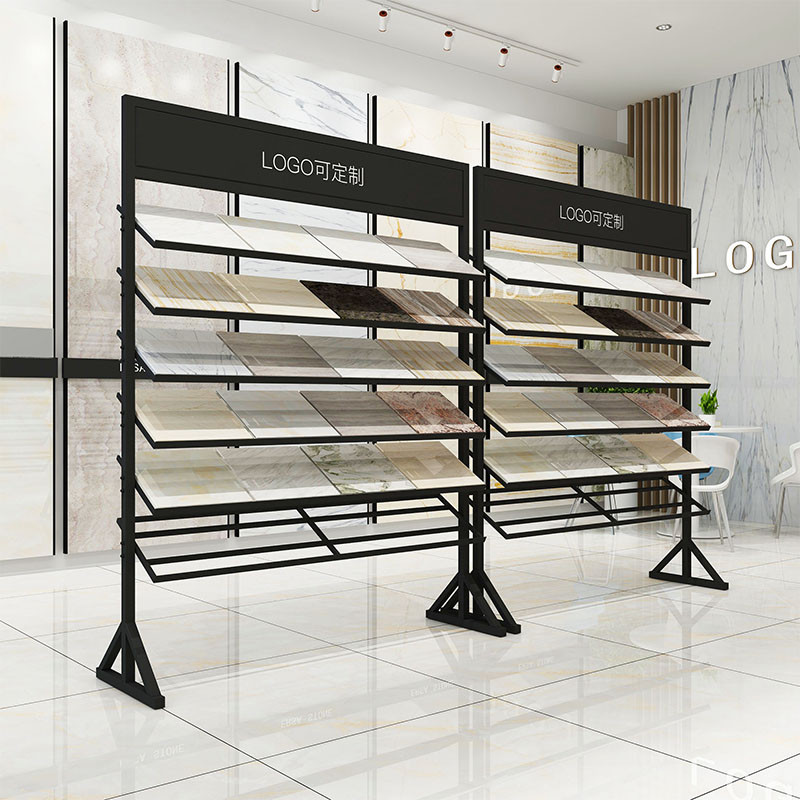Ceramic Tile Integrated Ceiling Display Stand 300 600 Stone Sample ...