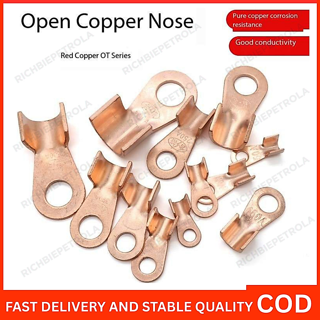 1pc Copper Terminal OT Plug Series 5A 10A 20A 30A 40A 50A 60A 80A 100A ...