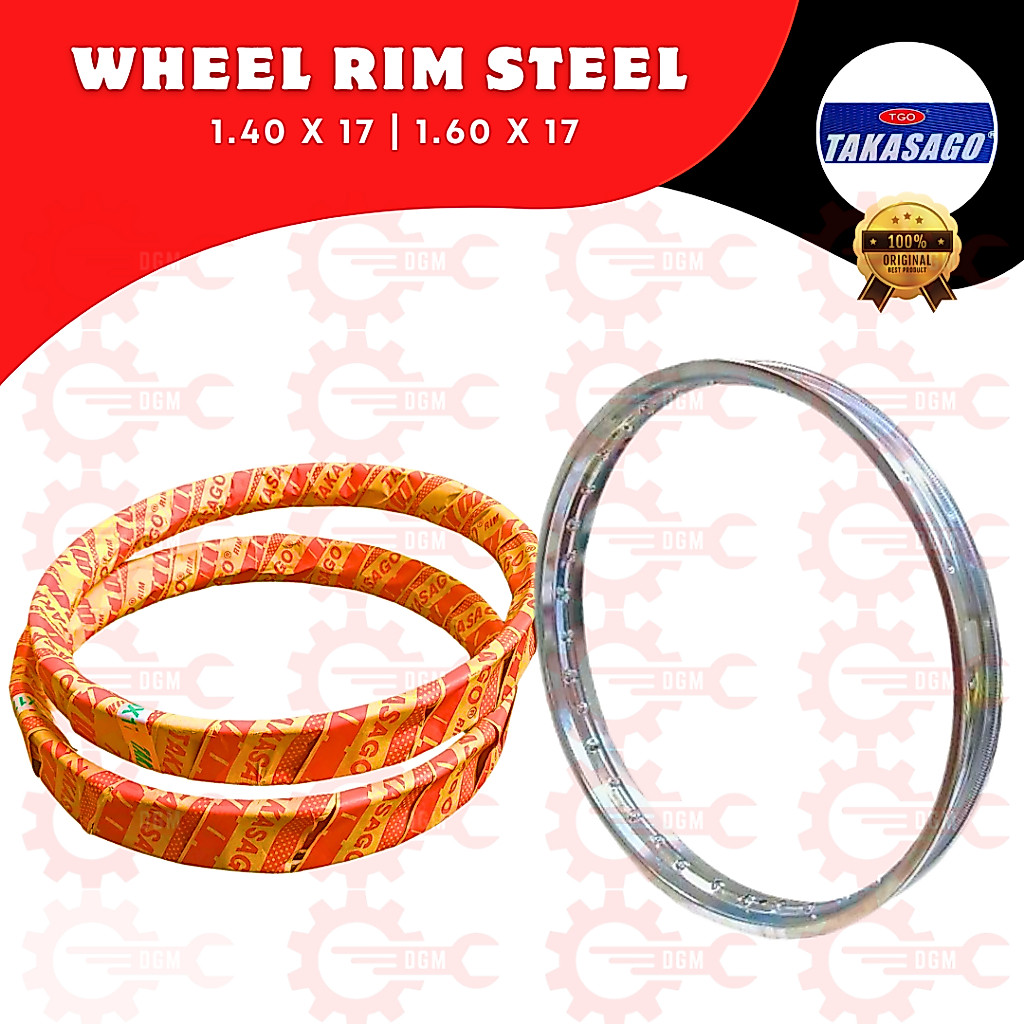 TAKASAGO Wheel Rim – Sizes 1.40 x 17 and 1.60 x 17 (per pc) | Shopee ...