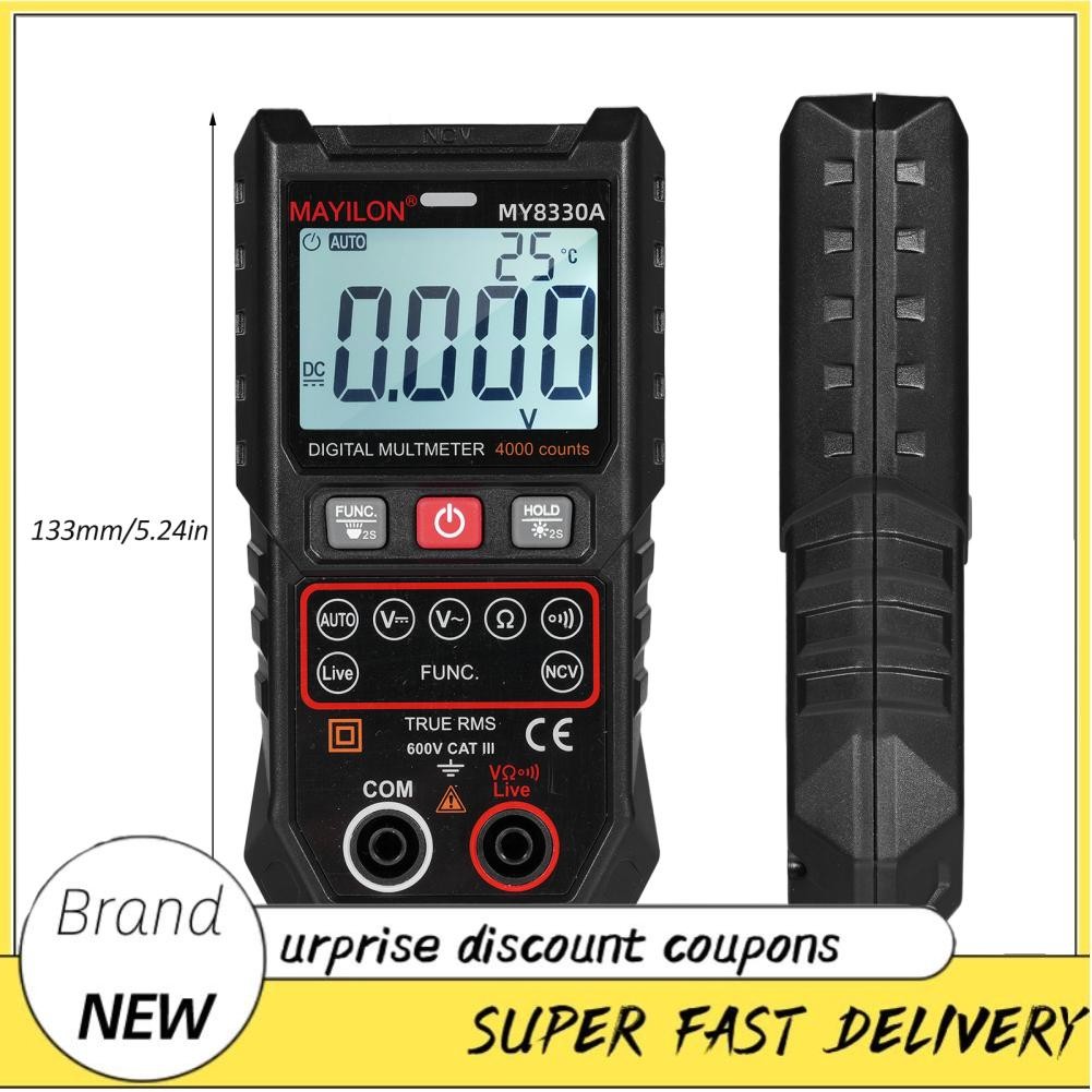 freemarket-ph MAYILON Digital Multimeter Voltage Tester 4000 Counts ...
