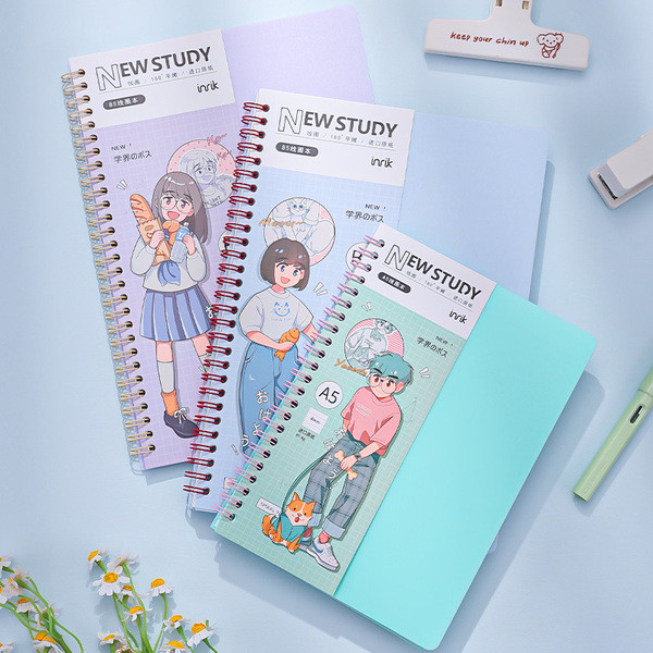 Eric Xueba Double Coil Book Cartoon Character b5 Notebook Student ...
