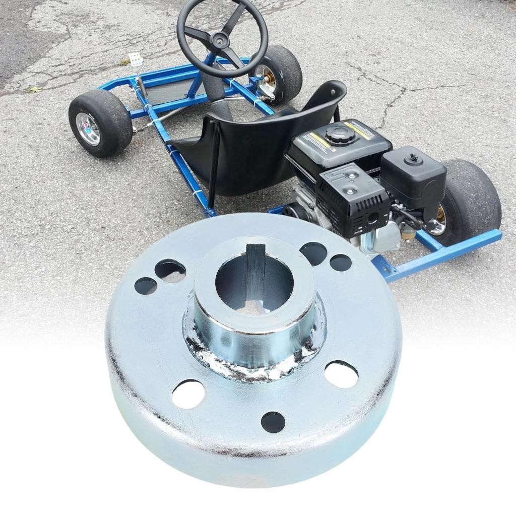 yohooo-ph Steel Alloy Brake Drum 4in with 1 Inch Bore Live Axle Keyway ...