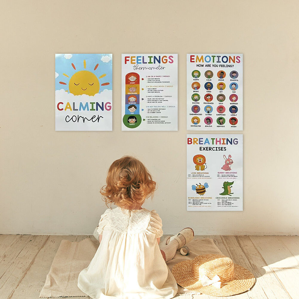 [cologoog.ph] 12 Calming Corner Poster Feelings Wheel Chart & Emotions ...
