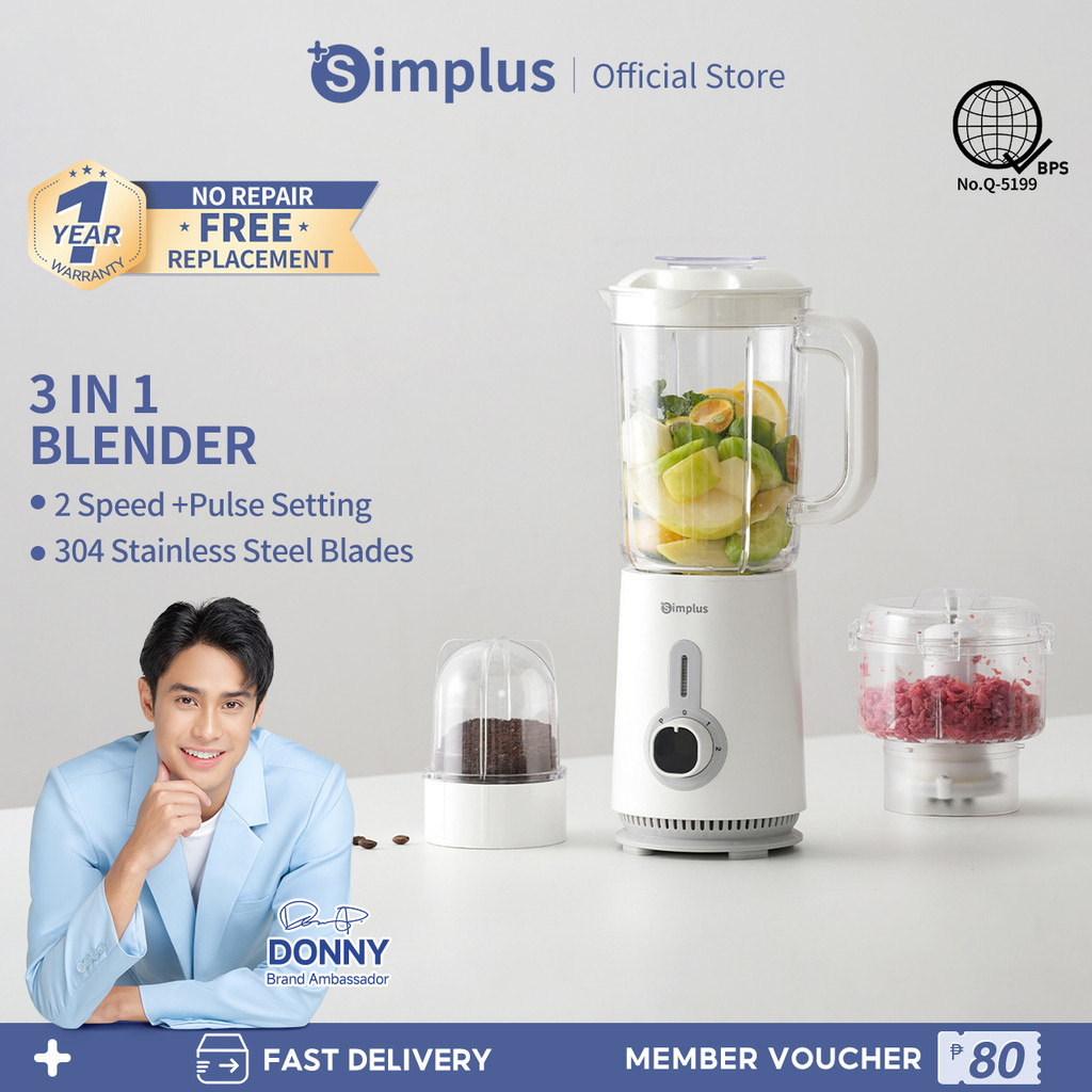 Simplus Blender in Food Processor Multi-functional Juicer Meat Grinder  Chopper
