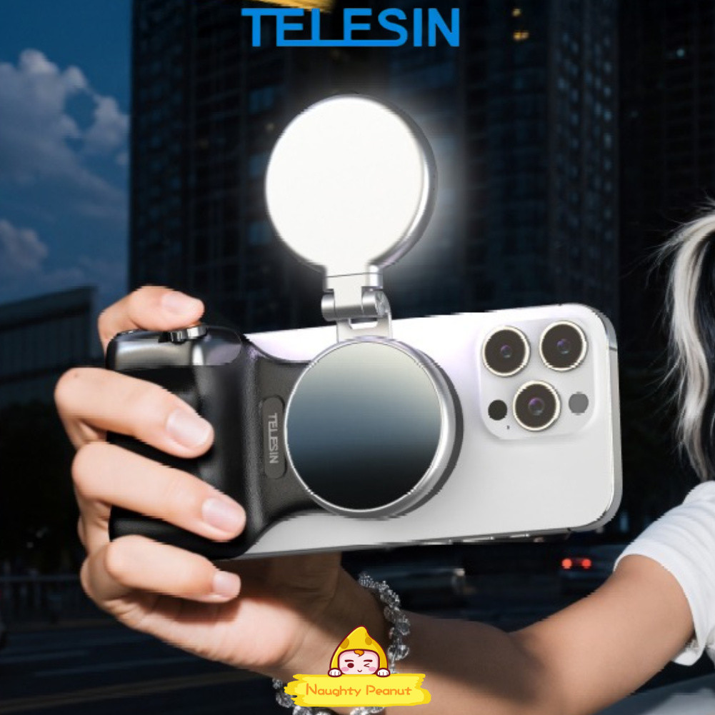 TELESIN Fun Shot Ergonomic Magnetic Phone Camera Grip 2,Detachable ...