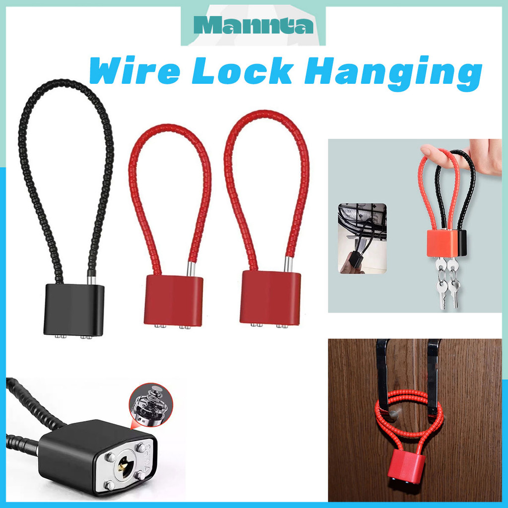 Universal Steel Wire Password Cabinet Lock Anti-Theft Cabinet Lock ...