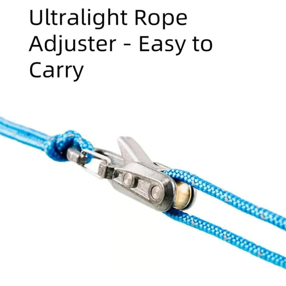 [infinijun.ph] Outdoor Rope Adjuster with 6 Hooks Stainless Steel Rope ...