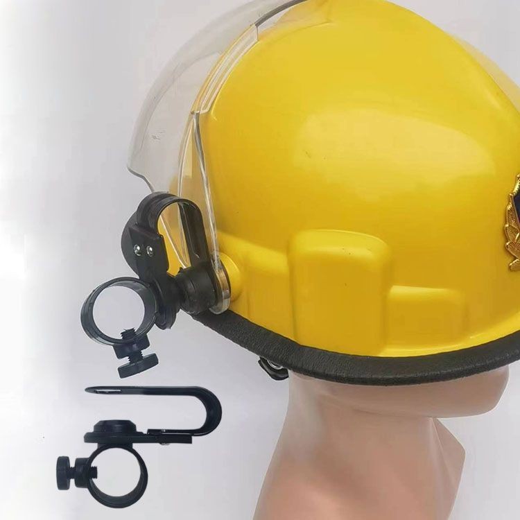 Safety Helmet Fixed Fire Helmet 6012 Rescue Flashlight Clip Side Light ...
