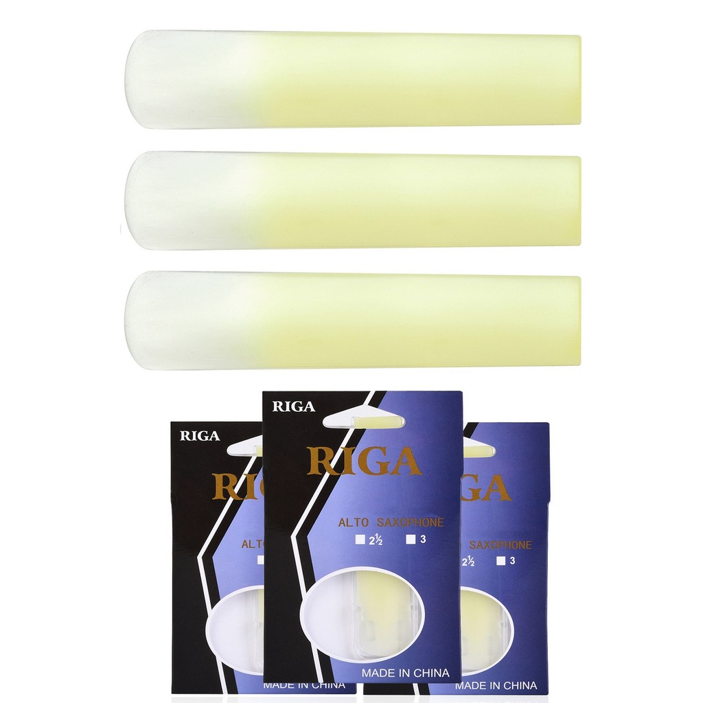 3pcs Resin Alto Sax Reeds Strength 1.5 2.0 2.5 Alto Saxophone ...