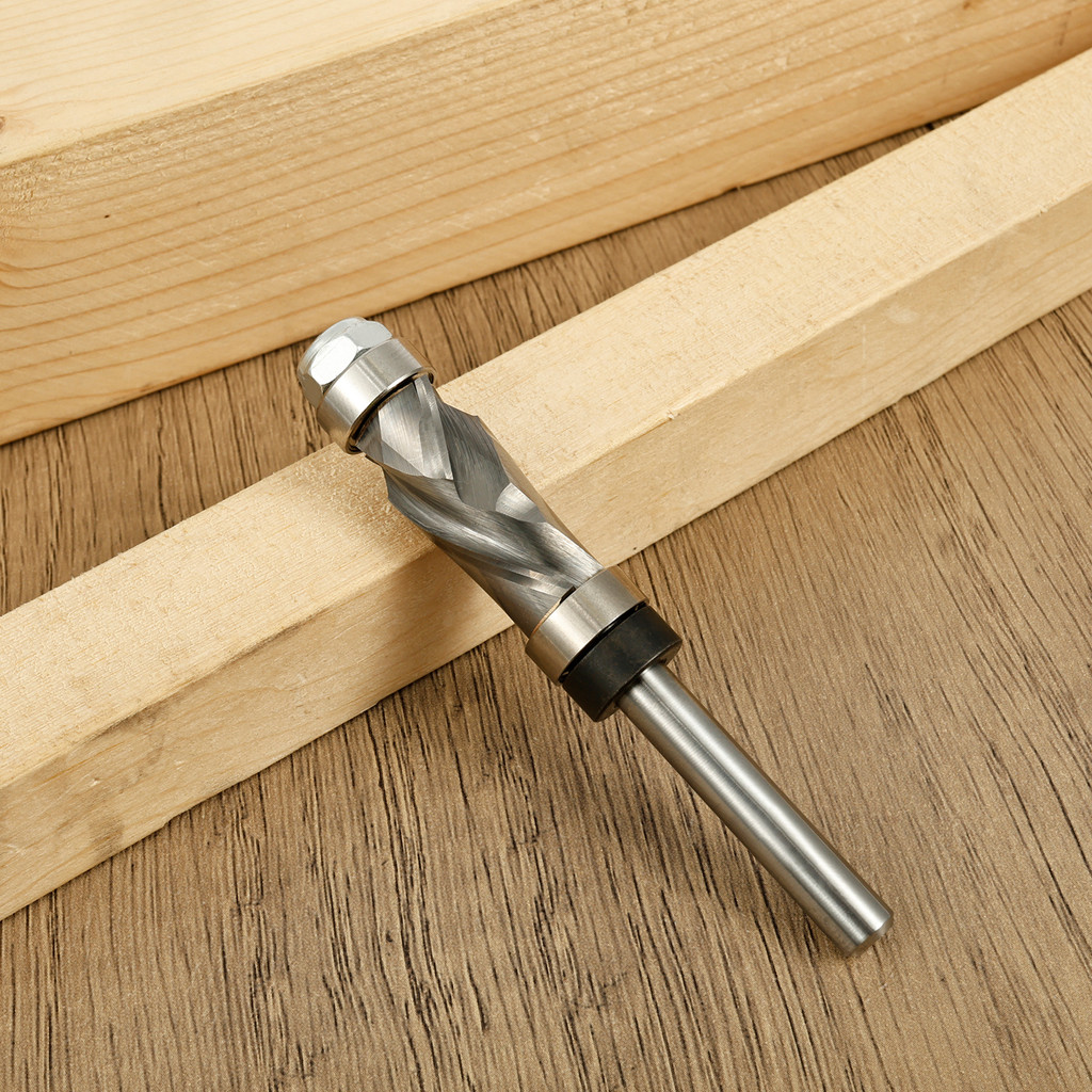 Compression Flush Trim Router Bit Carbide Spiral Flush Cut Router Bit ...