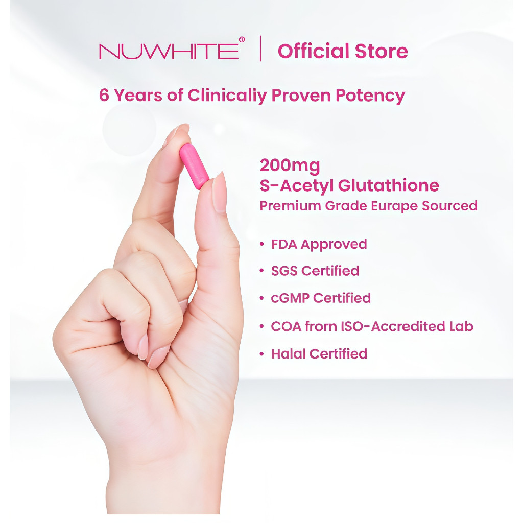 is nuwhite glutathione fda approved Nuwhite changed the game in 2019 as the pioneer for S Nuwhite Whitening S Acetyl Glutathione