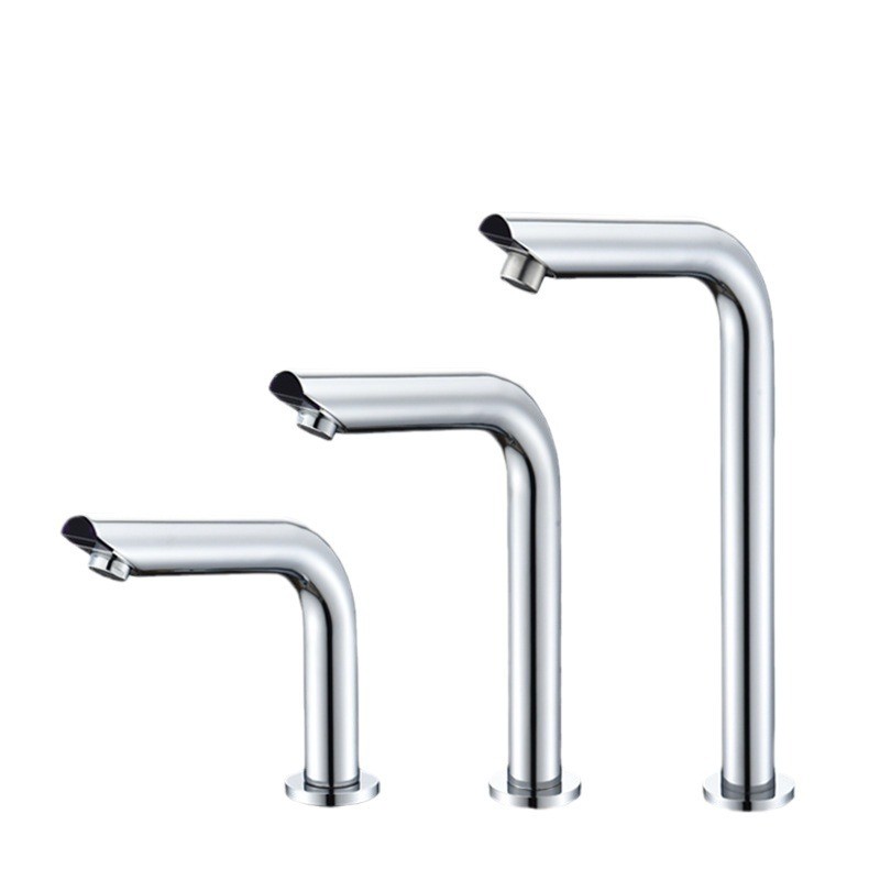 Stainless Steel Smart Sensor Faucet Single Cold Single Hole Basin Fully ...