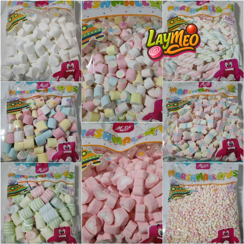 Marshmallows series variety of styles and flavor 680g/750g Fruit Flavor ...