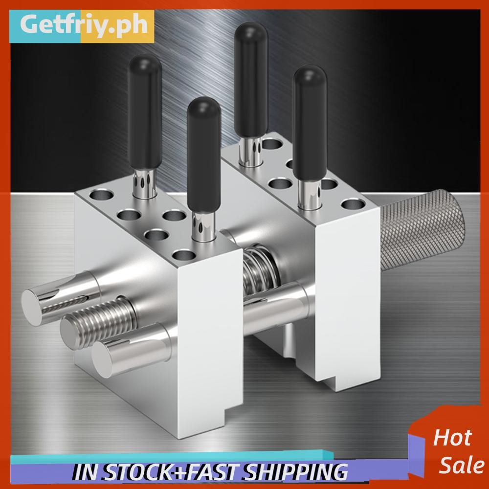 Small Metal Bench Vise Anti-Slip Silicone Adjustable Vise 304 Stainless ...