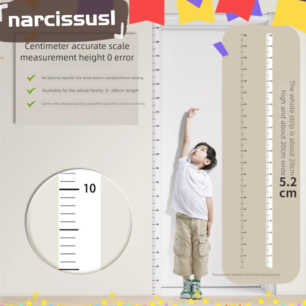 NARCISSUS Child Growth Chart, Self-adhesive 2M Height Height ...