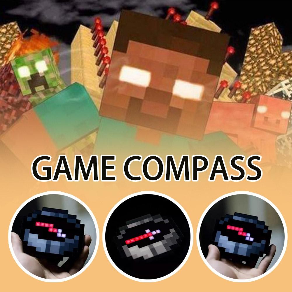 Minecraft Compass Toy Mc Game Electronic Compass Mc Peripheral Game ...
