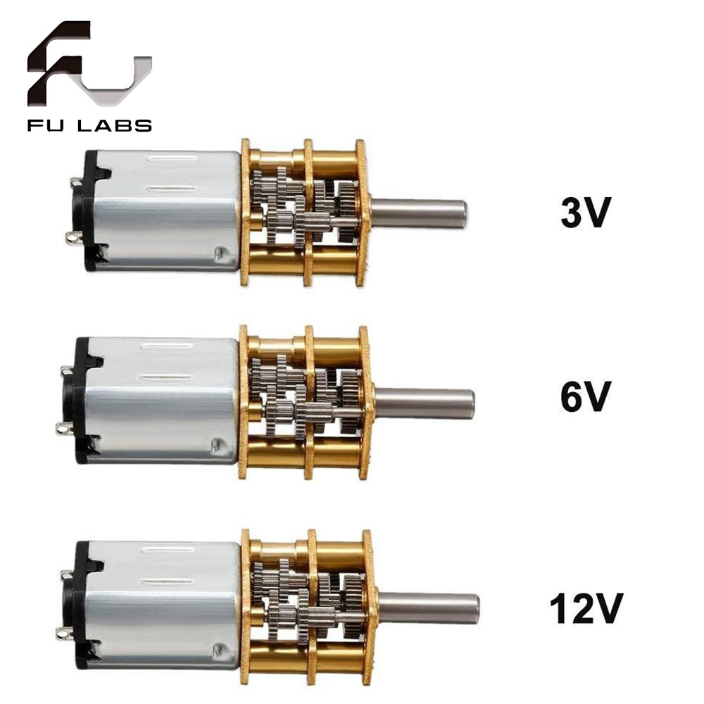 GA12-N20 DC 3V 6V 12V Multiple Type Micro DC Gear Reduction Motor Low ...