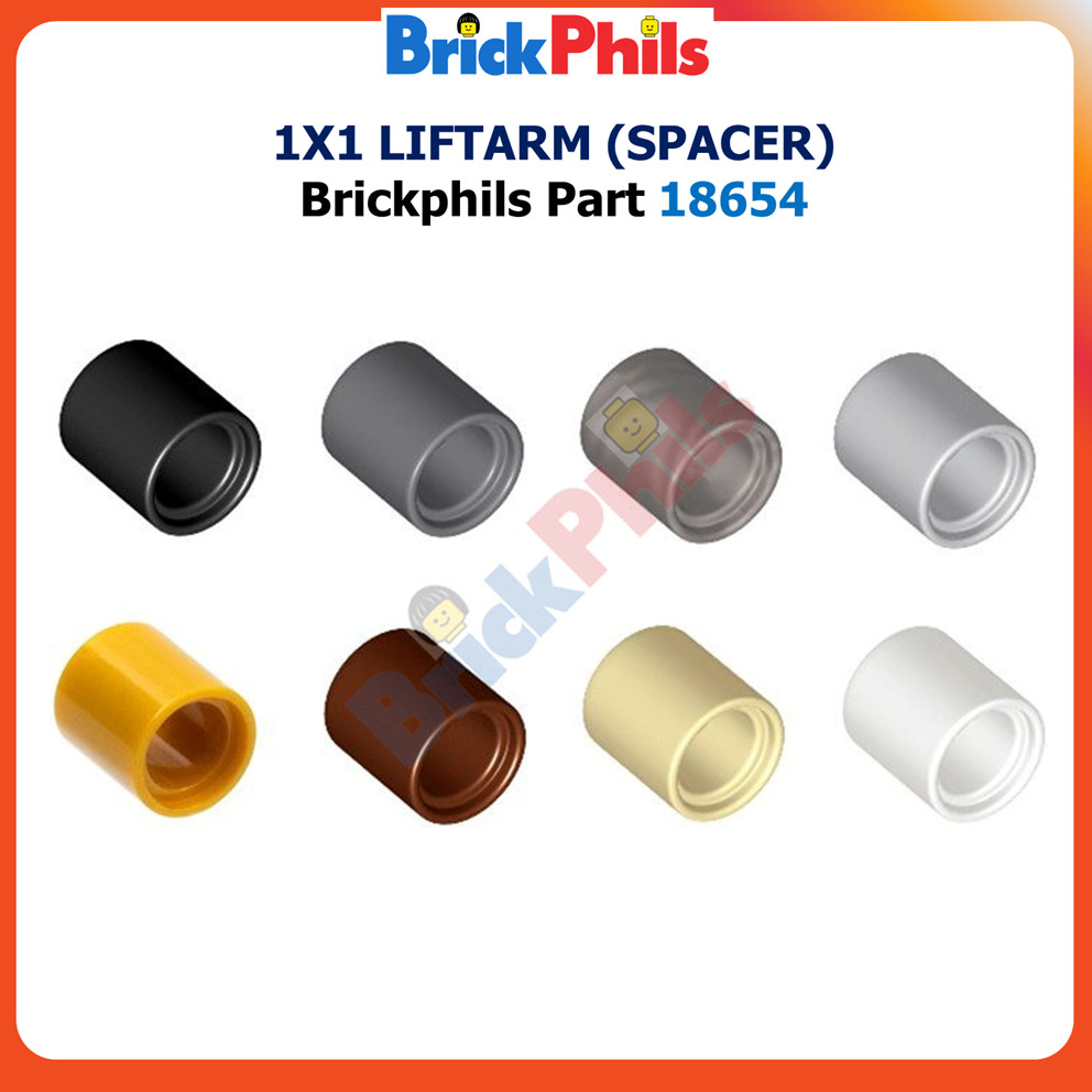 Brickphils Technic Part 18654 - 1x1 Liftarm (Spacer) | Shopee Philippines
