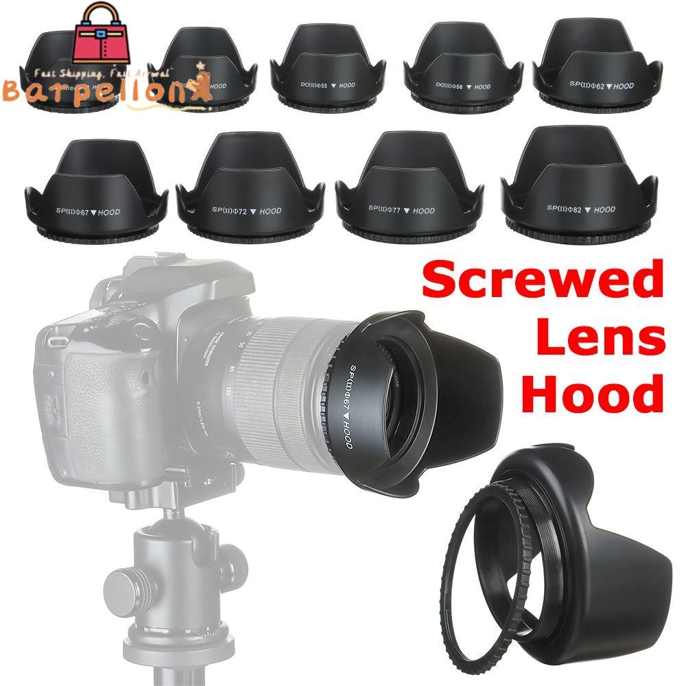 BARPELLON Screwed Lens Hood Practical Camera Accessories Protective ...