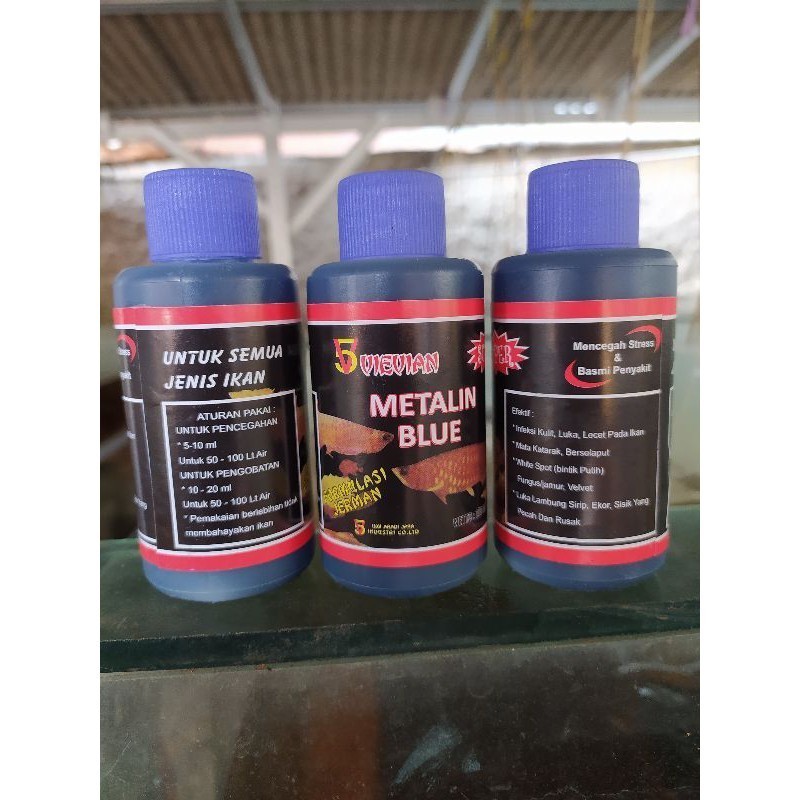 METALIN BLUE fish medicine - anti-fungal fish medicine for aquariums ...
