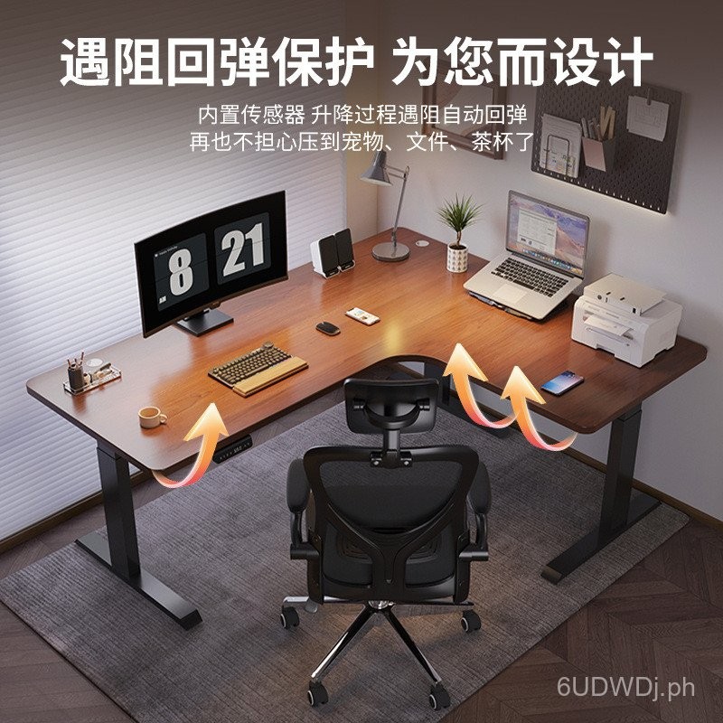 Dual Motor Desk Stand Workbench Height Adjustable Desk Office Desk ...