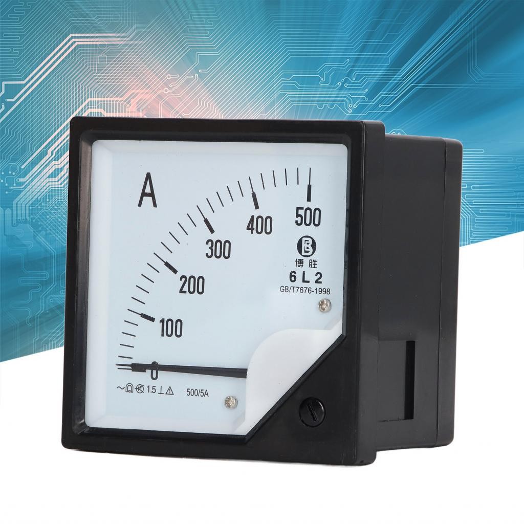 Pointer AC Ammeter Fine Tuning Dial Buttons Analog Amplifier Meter for ...