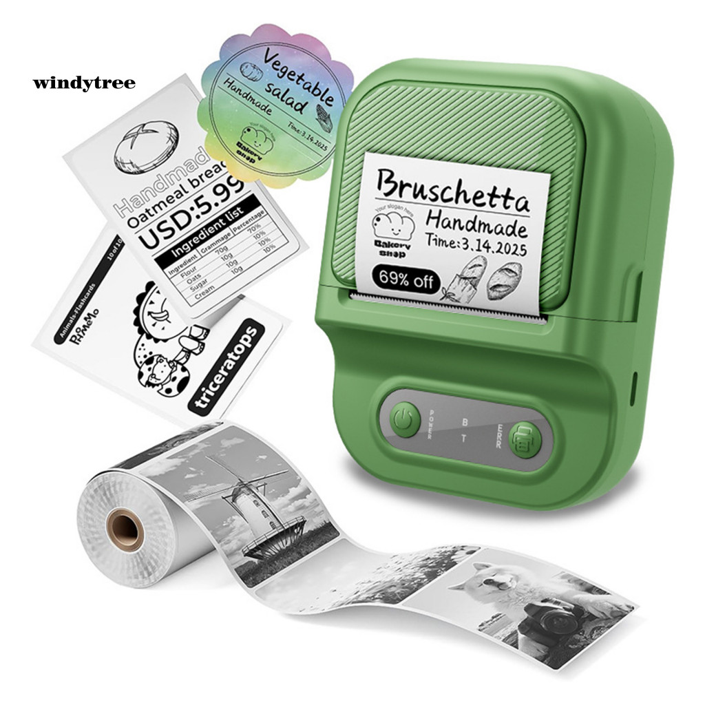 Clothing Store Label Printer Tag Detection Printer Portable Bluetooth ...