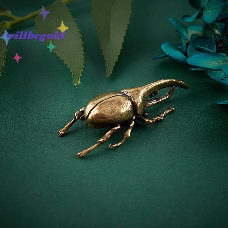 [WillBeRedP] Brass Insect Figurine Miniature Bugs Tea Pet Ornament ...