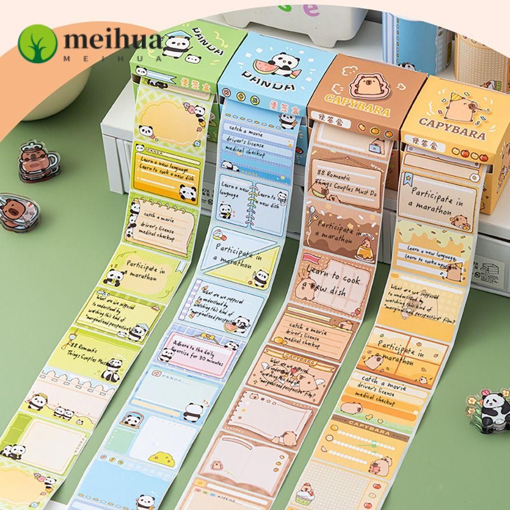 MEIHUA 256 PCS/Set Memo Pad, Capybara DIY Sticky Note, Creative ...