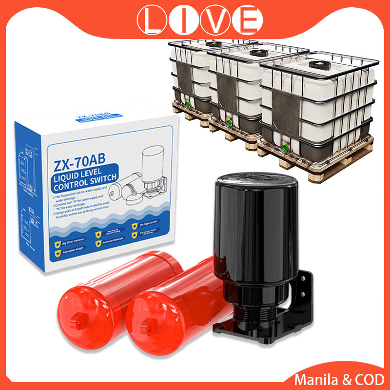 Liquid Water Level Controller Switch Double Orange Float Stringed ...