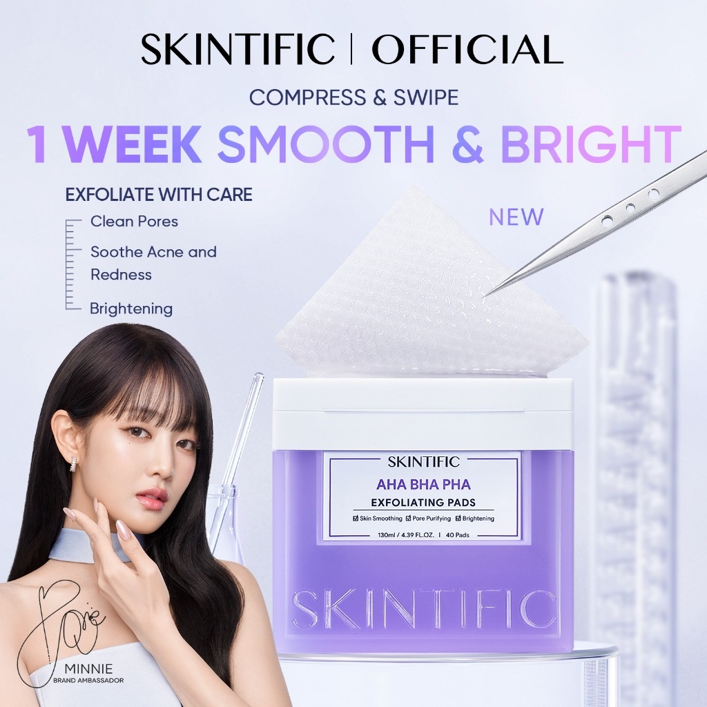 [New Launch] SKINTIFIC AHA BHA PHA Exfoliating Toner Pads for Pore ...
