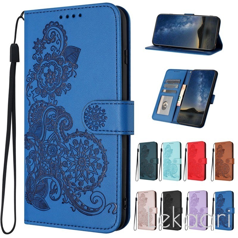 Flip Embossed Case For ZTE Nubia Air V80 Plus V70 Max Design V60 Lite ...