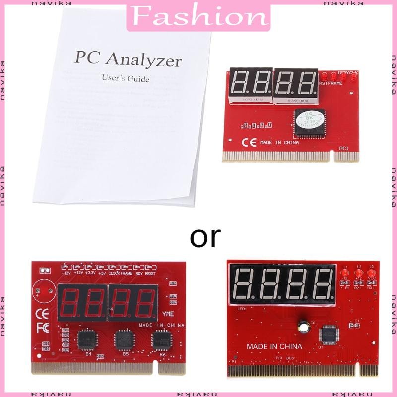 NAV PC Analyzer Diagnostic Post Card Motherboard Tester with LED for ...