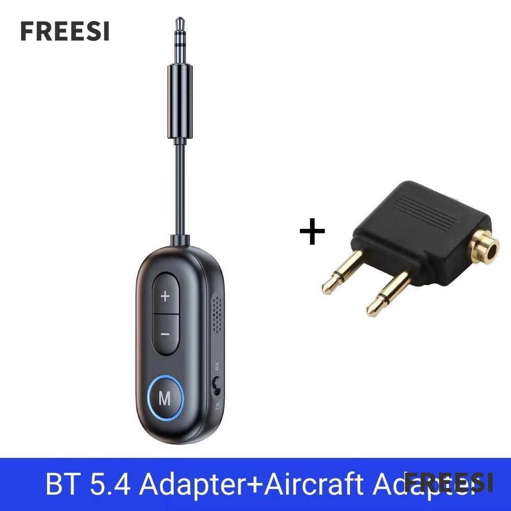 FREESI Airplane Wireless Adapter, Bluetooth 5.4 2 IN 1 Audio Receiver ...