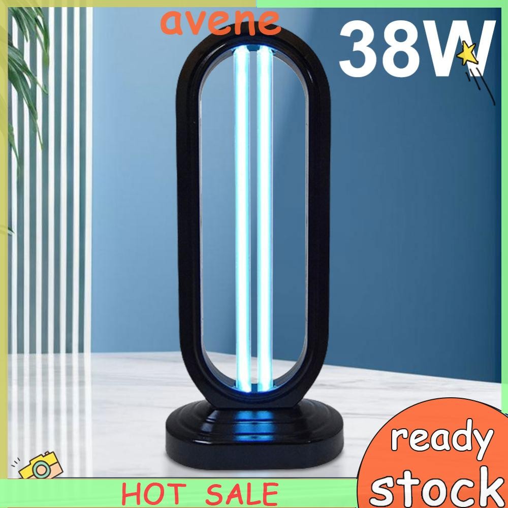 38W UV Disinfection Lamp – 3-Speed Timer, Remote Control, For Home, Kitchen, Baby Room, US Plug