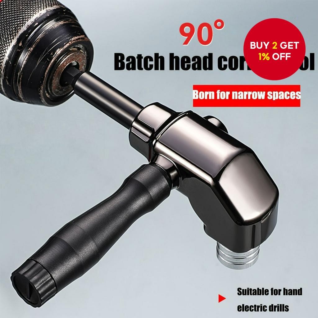 90 Degree Screwdriver Bit Adapter – Angled Tool for Tight Corners and ...