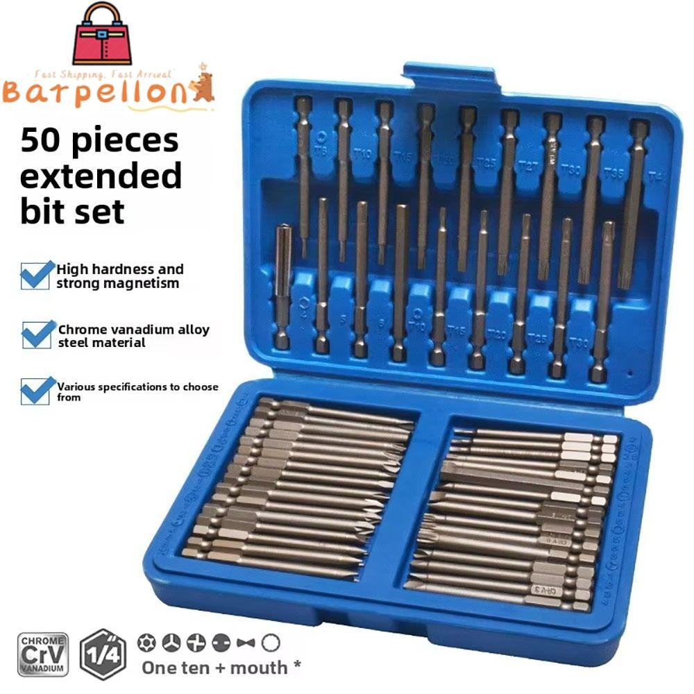 BARPELLON 50/36Pcs Long Screwdriver Bit Set, Extra Long Magnetlc ...