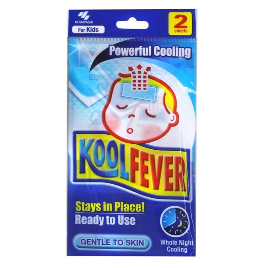 KOOLFEVER cooling gel infant 2 SHEETS/PACK power cooling patch for baby ...