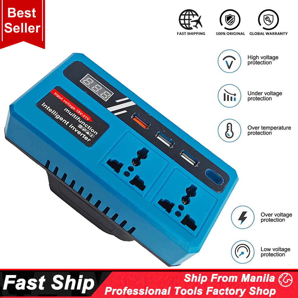 Cordless Portable Mini Smart Inverter Power Converter Power Generator 2 ...