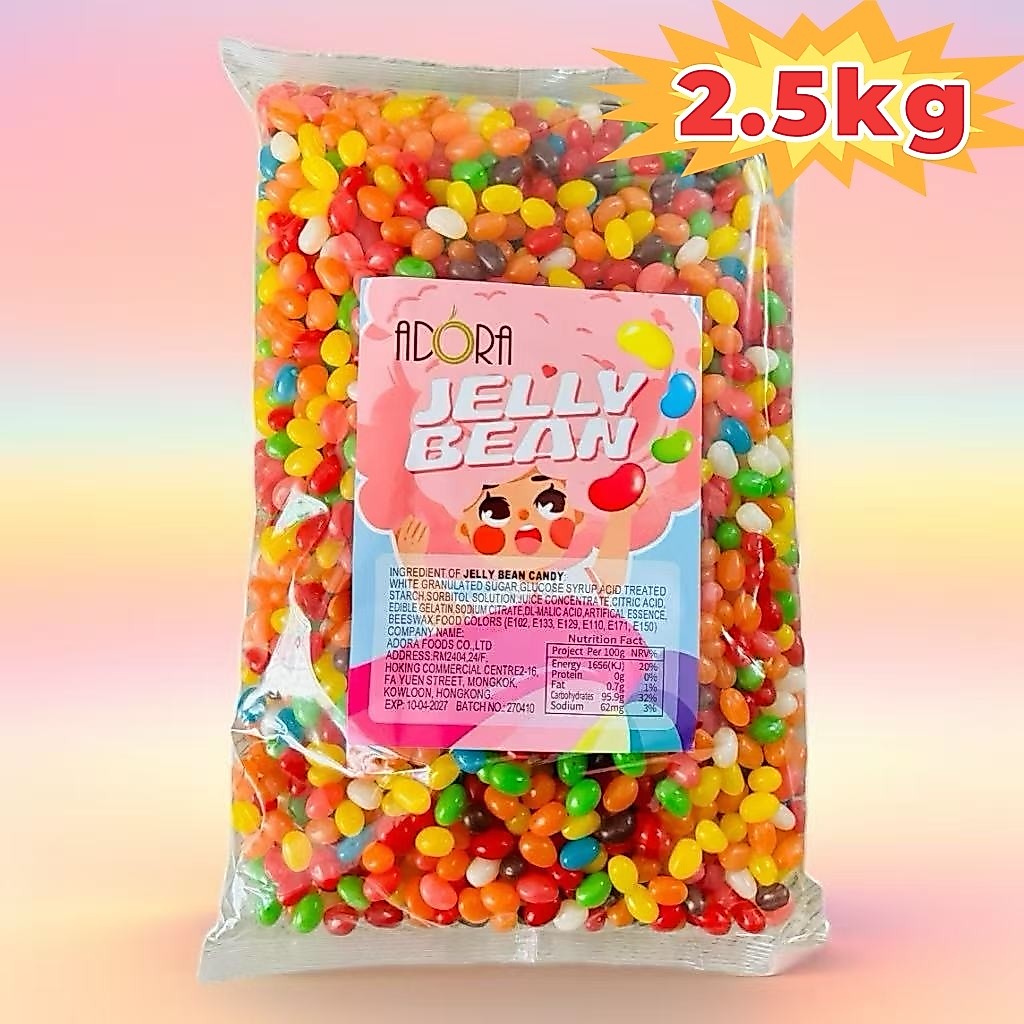 2.5kg Jelly Beans Candy Weighing Bulk - Colorful Sweet Treats in Bulk ...
