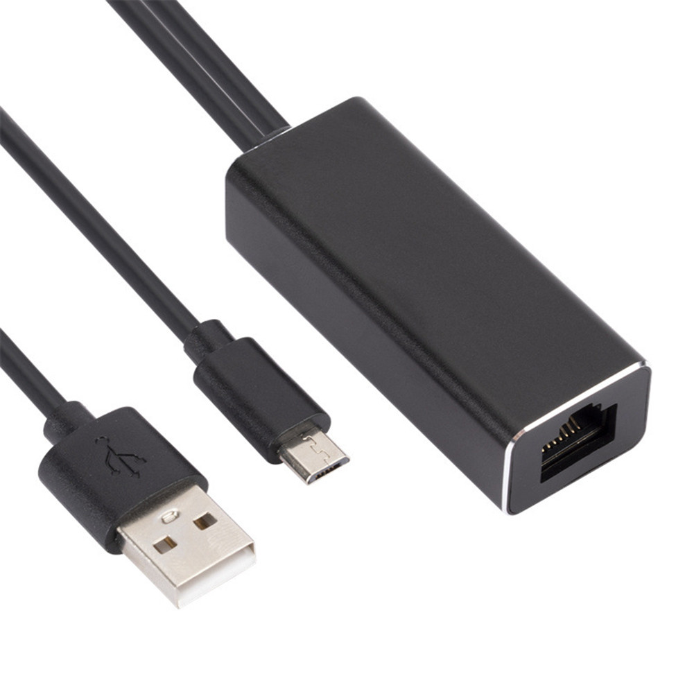 Micro USB to RJ45 Converter for Chromecast/TV Stick 100Mbps Ethernet ...